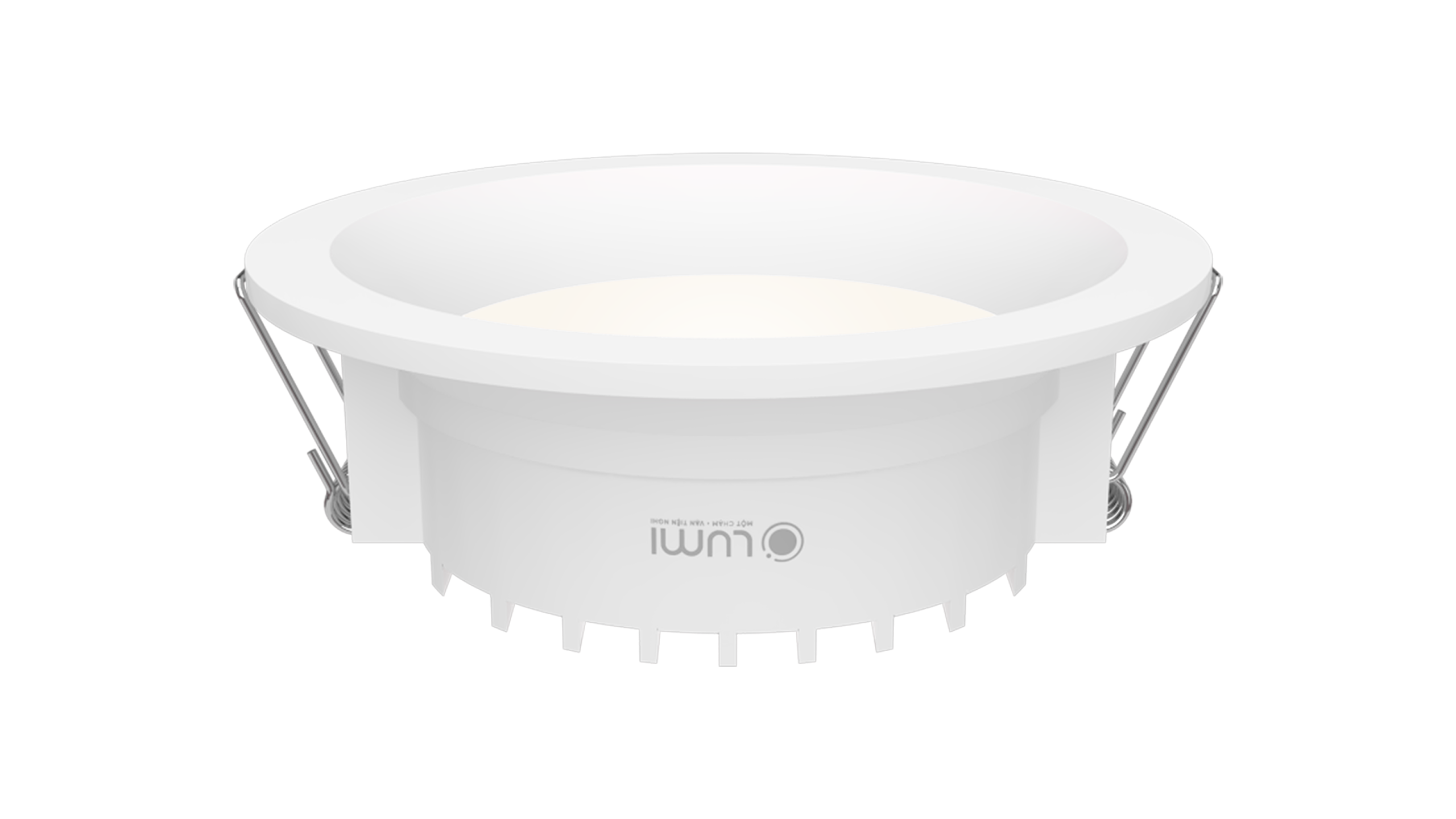 Đèn Downlight 12W, 110 độ, chóa trắng 4000K - Ảnh 4