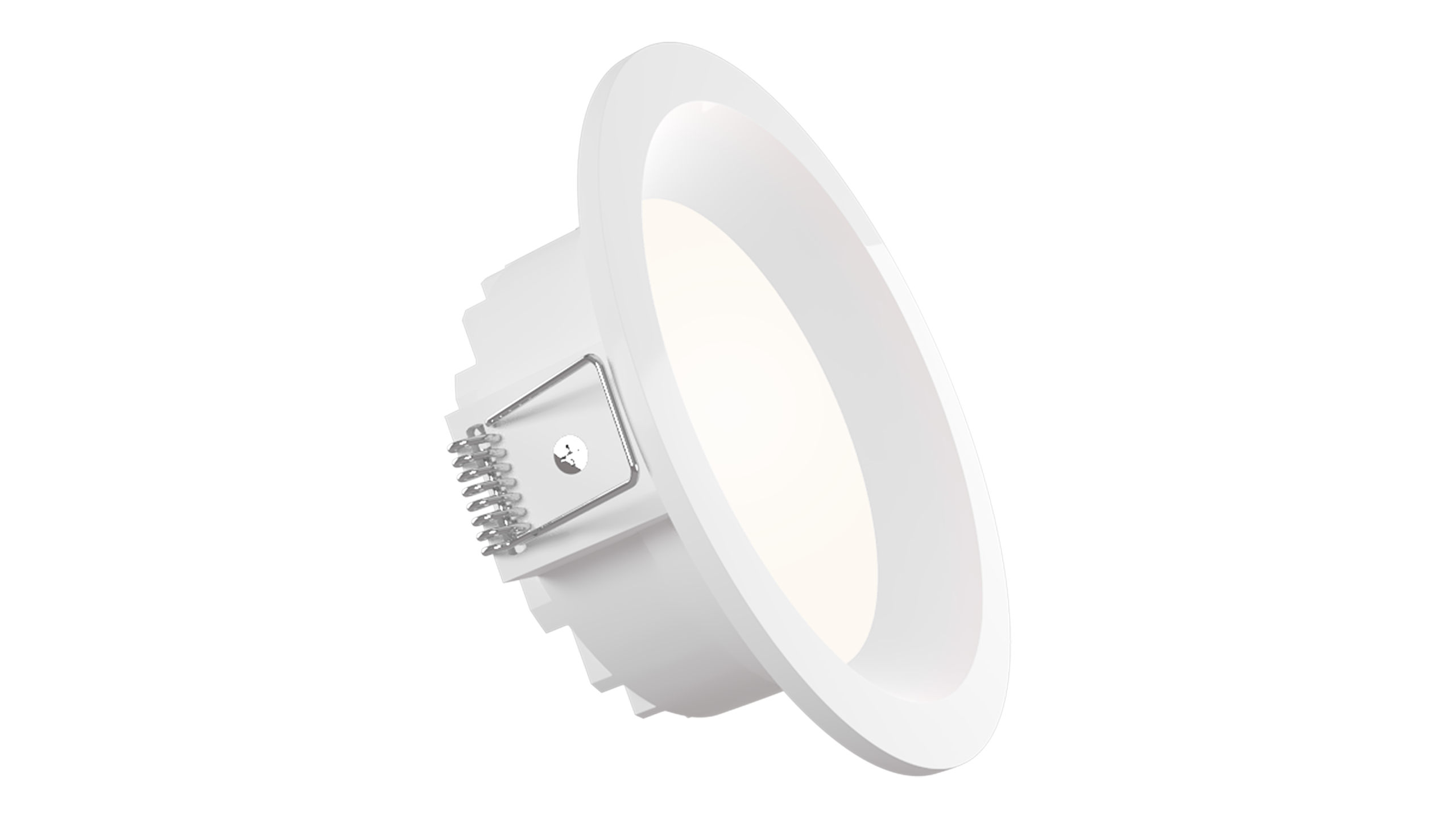 Đèn Downlight 12W, 110 độ, chóa trắng 4000K